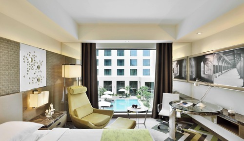 Habitación Premium, 1 cama de matrimonio grande, vistas a la piscina