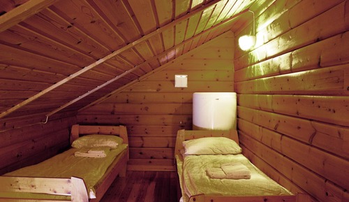 Cabaña Confort, varias camas, vistas al jardín