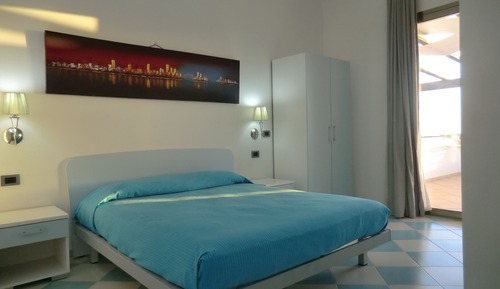 Habitación panorámica doble, 1 habitación, baño privado, vistas al mar