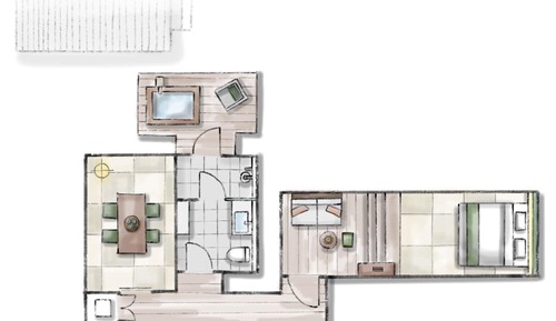 Habitación triple Deluxe