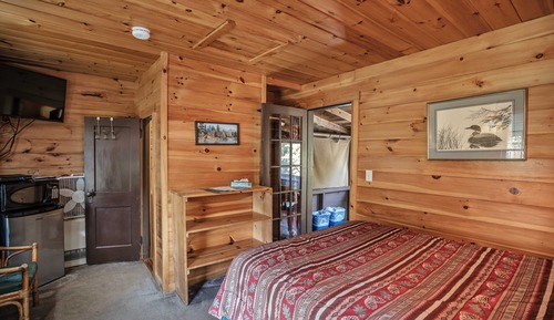 Cabaña, 1 cama de matrimonio, vistas al río