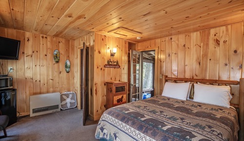 Cabaña, 1 cama de matrimonio, vistas al río