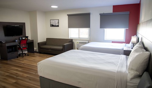 Suite estudio, 2 camas de matrimonio, no fumadores (Efficiency)