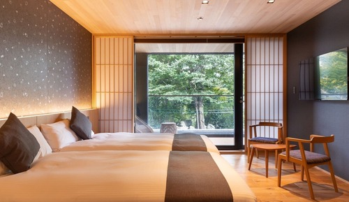 Habitación de diseño con 2 camas individuales, no fumadores, balcón