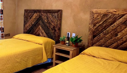 Cabaña Deluxe, 2 camas de matrimonio, vistas al jardín