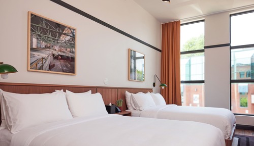 Habitación Deluxe, 2 camas de matrimonio, no fumadores