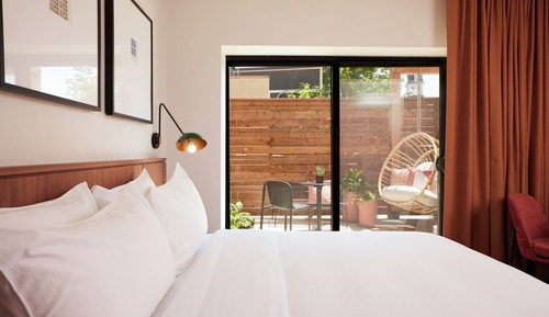 Habitación superior, 1 cama de matrimonio, no fumadores, terraza