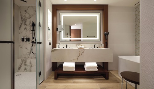 Sun Tower Business Deluxe Double Queen - Obstructed view