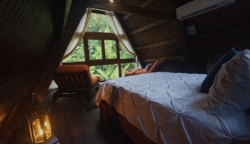 Suite exclusiva, varias camas, vistas al jardín