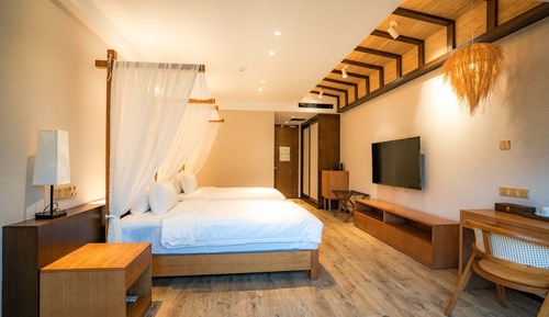 Habitación Deluxe, 1 habitación, vistas al jardín, en la zona del jardín
