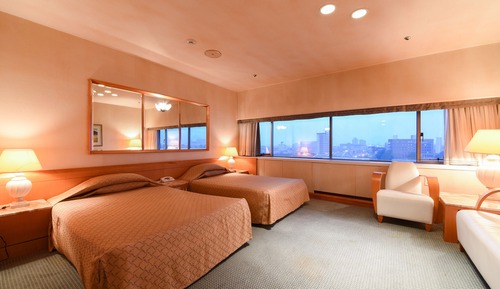 Habitación Deluxe con 2 camas individuales (2 Single beds + 1 Extra)