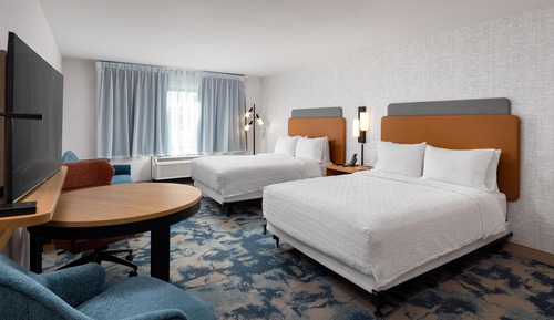 Estudio, 2 camas de matrimonio, accesible para personas con discapacidad, bañera