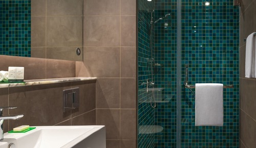 Habitación, 1 cama de matrimonio grande, terraza