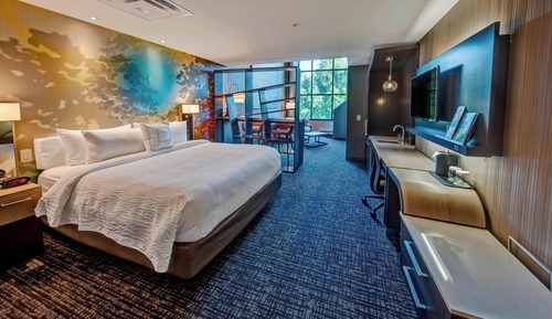 Loft, 1 cama de matrimonio grande con sofá cama