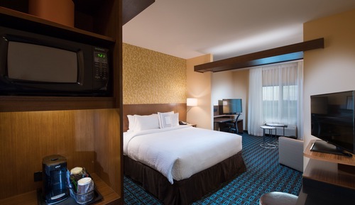 Estudio, 1 cama de matrimonio grande con sofá cama