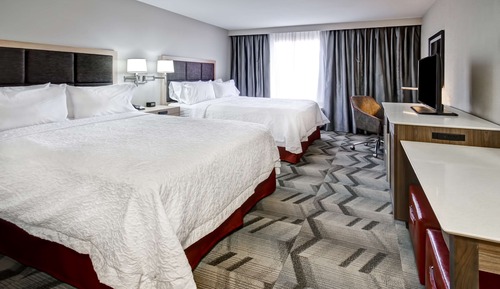 Habitación, 2 camas de matrimonio, no fumadores, frigorífico