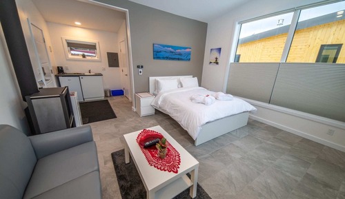 Chalet Deluxe, 1 cama de matrimonio, en la zona del jardín