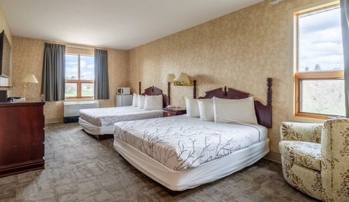 Habitación, 2 camas de matrimonio (No Pets Allowed)