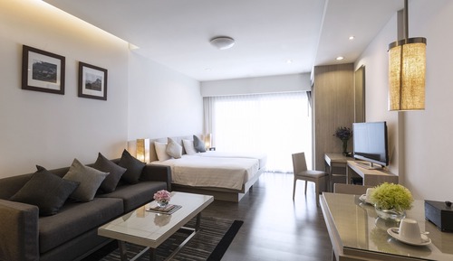 Suite estudio, cocina básica