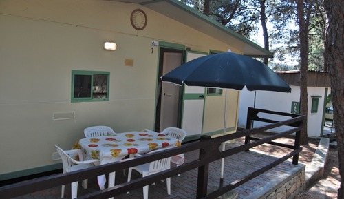 Casa móvil estándar, 2 habitaciones, cocina básica