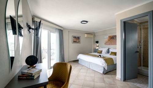 Habitación estándar, vistas parciales al lago