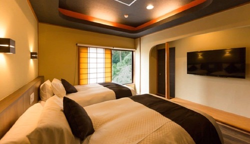 Suite presidencial (Japanese Modern, Open-air bath)