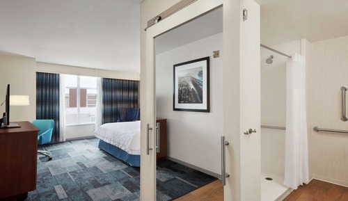 Habitación, 1 cama de matrimonio grande, accesible para personas con discapacidad, no fumadores