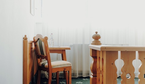 Habitación clásica doble, no fumadores, vistas al patio