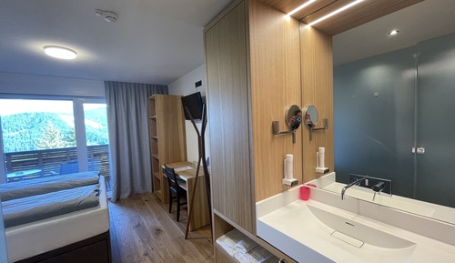 Habitación Business doble, 1 habitación, balcón, vistas a la montaña