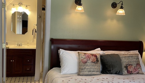 Habitación, 1 cama de matrimonio grande, baño privado