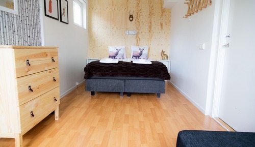 Habitación familiar doble, baño compartido