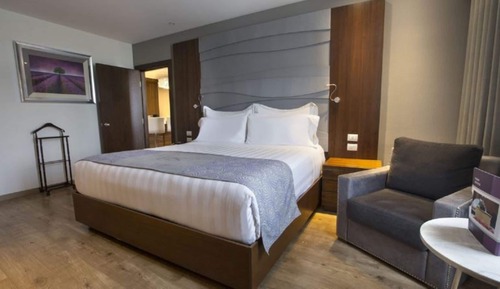 Suite junior, 1 cama de matrimonio grande, microondas, en una planta alta (Deluxe Junior)