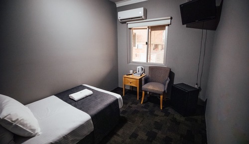 Habitación individual estándar, 1 cama individual, baño compartido