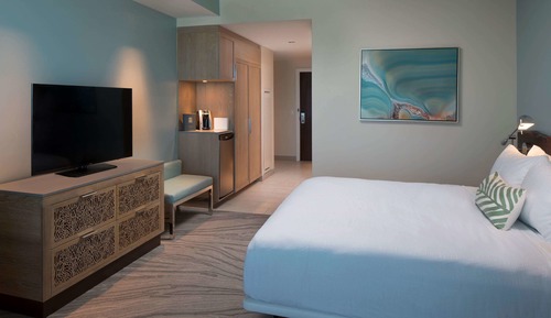 Habitación Deluxe, 1 cama de matrimonio grande, vistas al complejo turístico