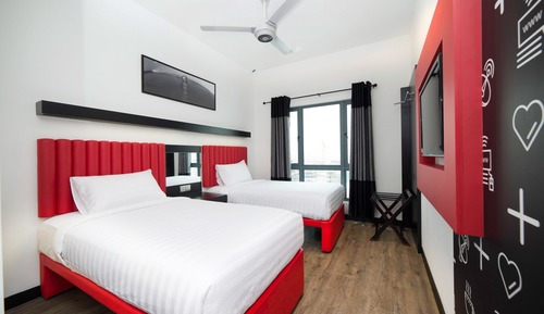 Habitación con 2 camas individuales