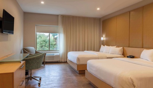 Habitación estándar, 2 camas de matrimonio, no fumadores