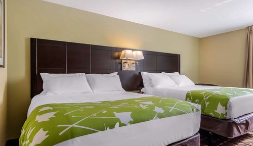 Habitación estándar, 2 camas de matrimonio, no fumadores