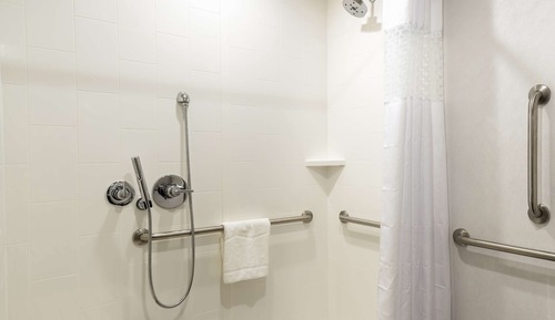 Habitación, 1 cama de matrimonio grande, accesible para personas con discapacidad (Roll In Shower)