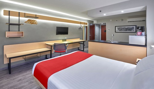 Habitación superior, 1 cama de matrimonio con sofá cama