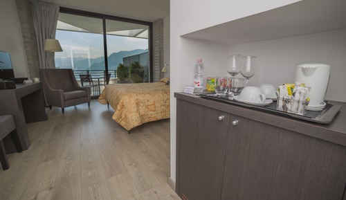 Habitación Deluxe doble, terraza, vistas al lago