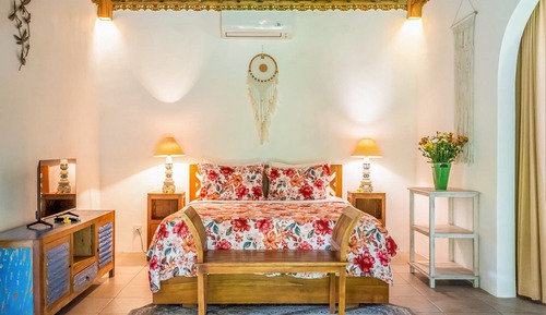 Casa de campo tradicional, 1 cama de matrimonio, vistas al jardín