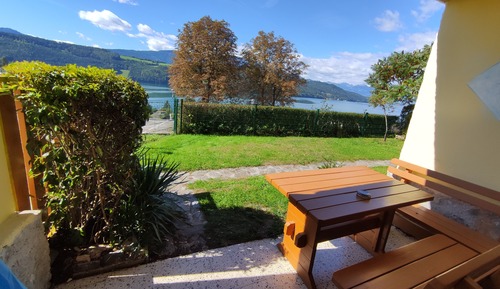 Habitación estándar doble, vistas parciales al lago