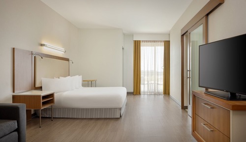 Estudio, 1 cama de matrimonio grande con sofá cama (Mobility Accessible, Tub)