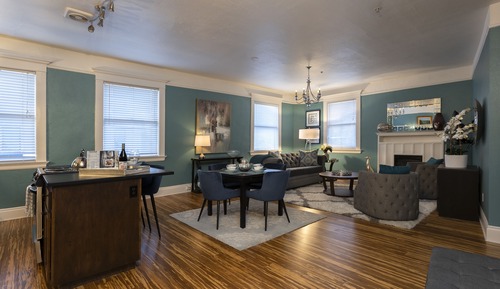 Apartamento panorámico, 2 habitaciones, no fumadores, chimenea (10TH)