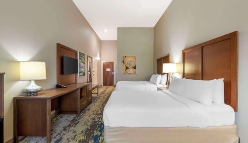 Habitación, 2 camas de matrimonio, accesible para personas con discapacidad, no fumadores