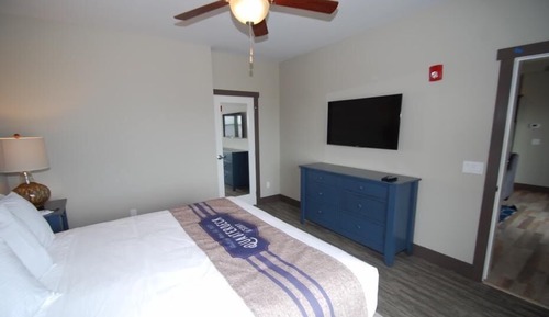 Habitación Premium, 1 cama de matrimonio grande con sofá cama, chimenea, vistas al lago