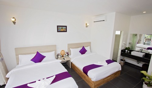 Bungalow, vistas al jardín