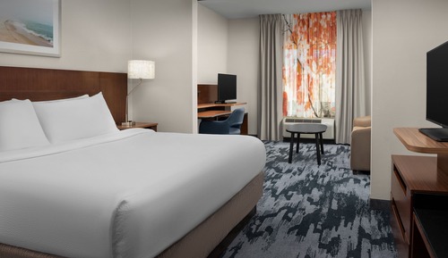 Suite, 1 cama de matrimonio grande con sofá cama