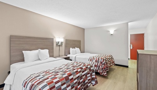 Habitación superior, 2 camas dobles, no fumadores, junto a la piscina