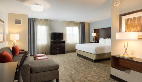 Suite estudio, 1 cama de matrimonio grande, cocina